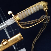 British WW1 Period 1827 Pattern Naval Officers Sword, Gieve Matthews and Seagrove 09
